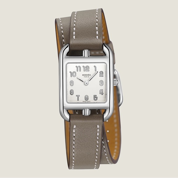 Hermes Double Tour Watch Strap ONLY  - Taupe - Picture 2 of 10